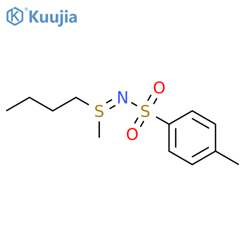 N-[butyl(methyl)-lambda~4~-sulfanylidene]-4-methylbenzenesulfonamide structure