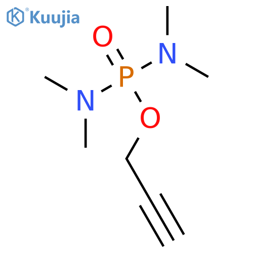 Phosphorodiamidic acid, tetramethyl-, 2-propynyl ester structure