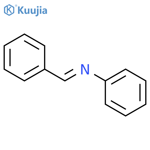 N,1-diphenylmethanimine structure