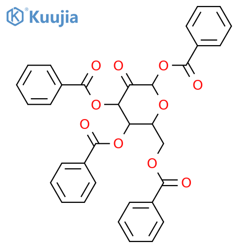 arabino-Hexos-2-ulose; β-D-Pyranose-form, 1,3,4,6-Tetrabenzoyl structure