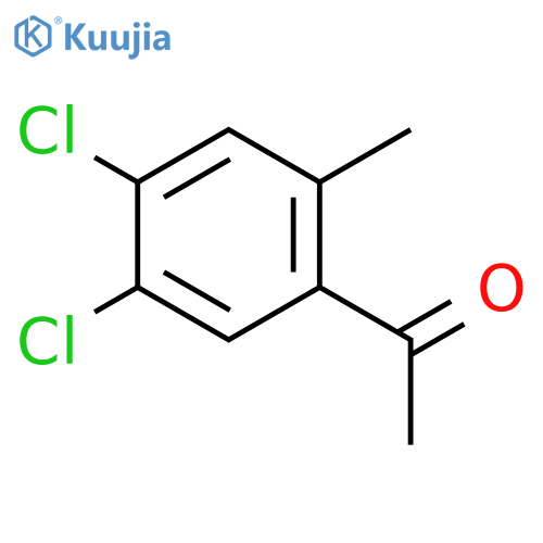 1-(4,5-Dichloro-2-methylphenyl)ethanone structure