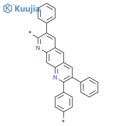 Poly[(3,7-diphenylpyrido[3,2-g]quinoline-2,8-diyl)-1,4-phenylene] structure