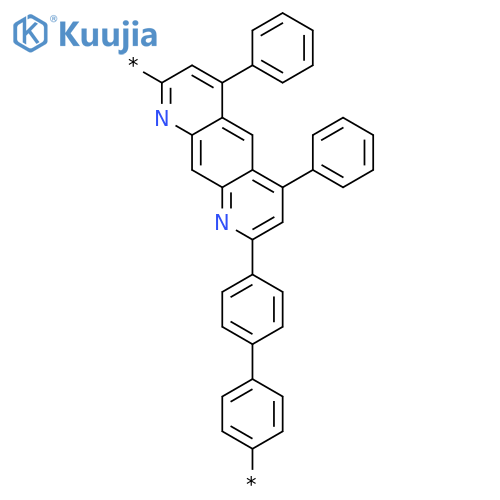 Poly[(4,6-diphenylpyrido[3,2-g]quinoline-2,8-diyl)[1,1'-biphenyl]-4,4'-diyl] structure