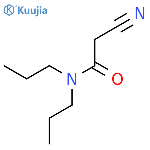 2-Cyano-N,N-dipropylacetamide structure
