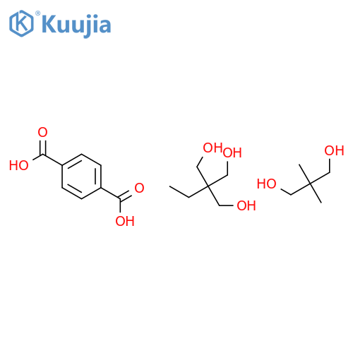 1,4-Benzenedicarboxylic acid, polymer with 2,2-dimethyl-1,3-propanediol and 2-ethyl-2-(hydroxymethyl)-1,3-propanediol structure