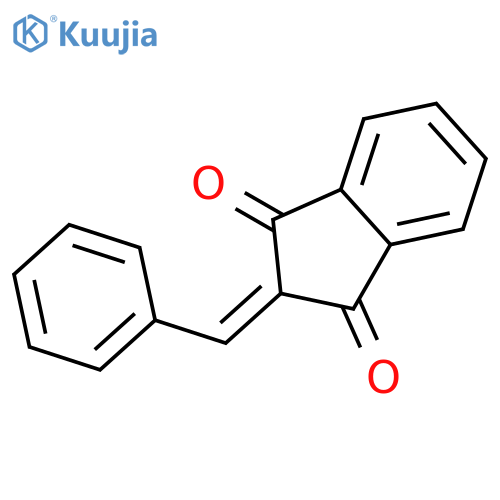 2-(Phenylmethylene)-1H-indene-1,3(2H)-dione structure