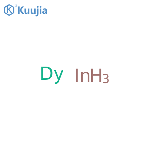 Dysprosium, compd. with indium (1:1) structure