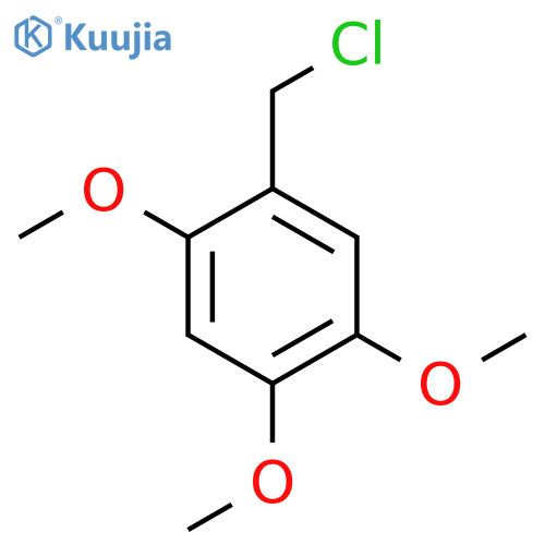 1-(chloromethyl)-2,4,5-trimethoxybenzene structure