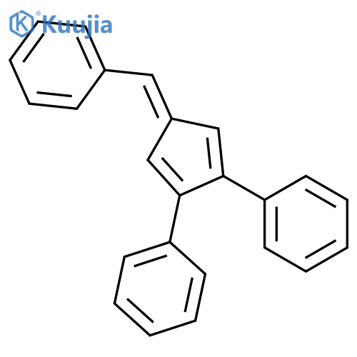 BENZENE, 1,1'-[4-(PHENYLMETHYLENE)-2,5-CYCLOPENTADIENE-1,2-DIYL]BIS- structure