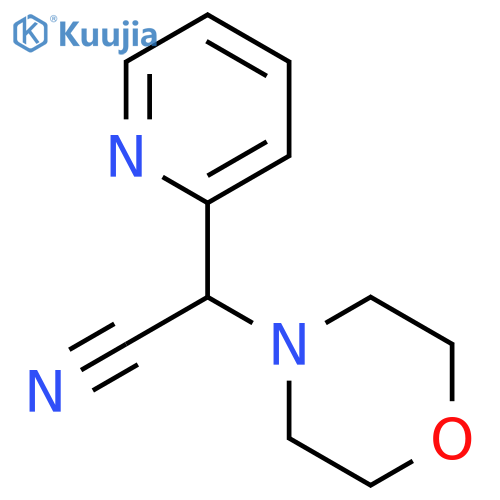 2-(morpholin-4-yl)-2-(pyridin-2-yl)acetonitrile structure