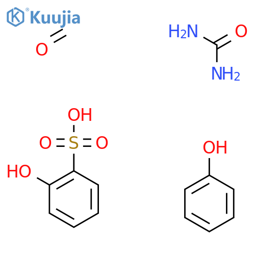 Benzenesulfonic acid, hydroxy-, polymer with formaldehyde, phenol and urea structure
