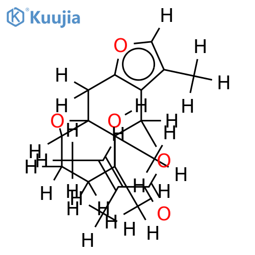 1, 10-Epoxide, 6-angeloyl-(4alpha, 6beta)-Furanoeremophil-1(10)-ene-4, 6-diol structure