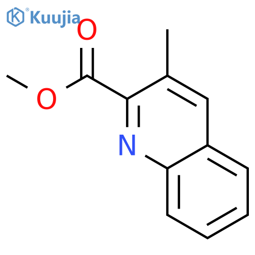 Methyl 3-methylquinoline-2-carboxylate structure