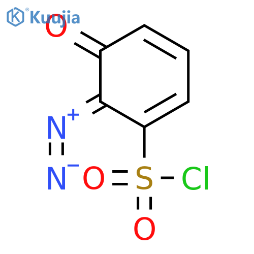 CYCLOHEXADIENESULFONYL CHLORIDE, DIAZOOXO- structure