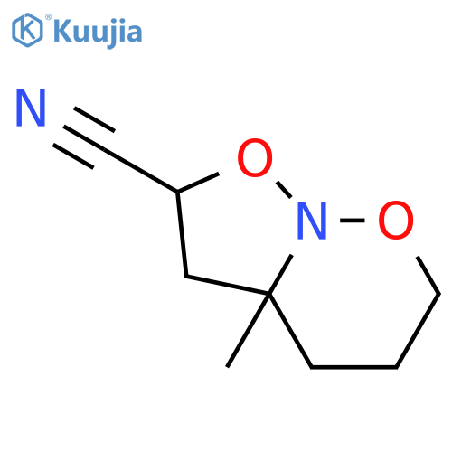 Isoxazolo[2,3-b][1,2]oxazine-2-carbonitrile, hexahydro-3a-methyl-, cis- structure