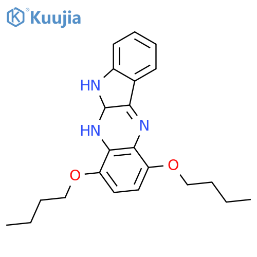 5H-Indolo[2,3-b]quinoxaline, 1,4-dibutoxy- structure
