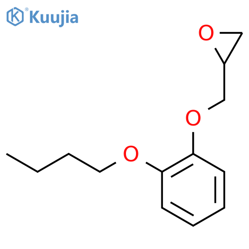 Oxirane, [(2-butoxyphenoxy)methyl]- structure
