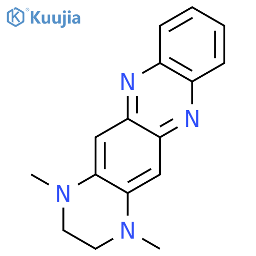 Pyrazino[2,3-b]phenazine, 1,2,3,4-tetrahydro-1,4-dimethyl- structure