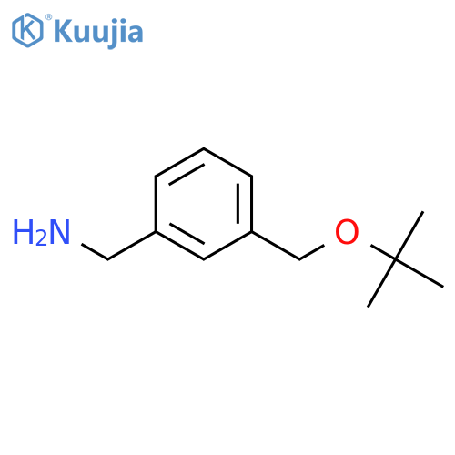 {3-(tert-butoxy)methylphenyl}methanamine structure