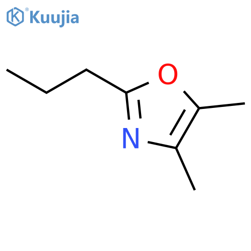 Oxazole,4,5-dimethyl-2-propyl- structure