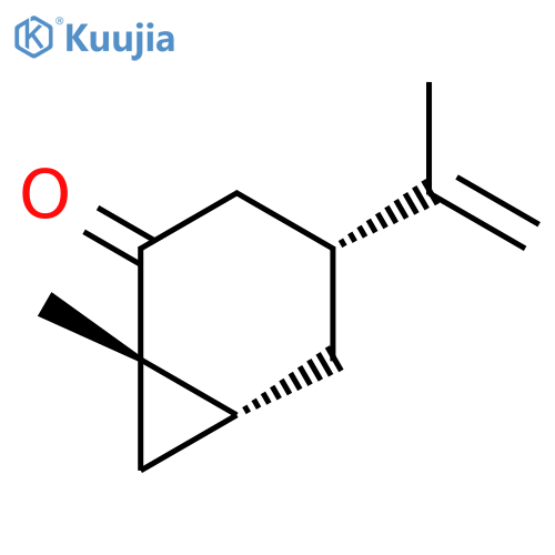 BICYCLO[4.1.0]HEPTAN-2-ONE, 1-METHYL-4-(1-METHYLETHENYL)-, (1S,4R,6R)- structure