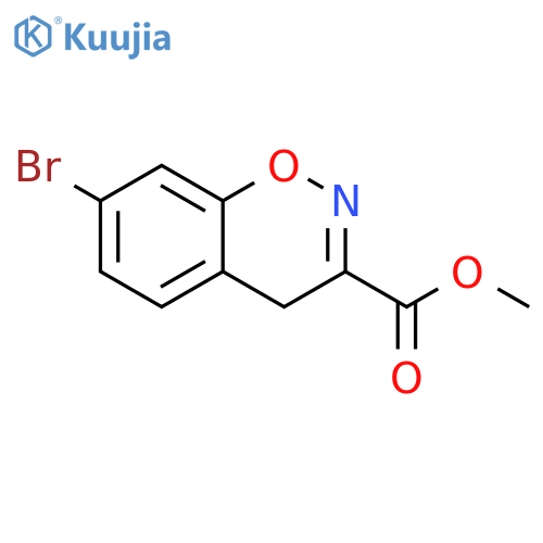 4H-1,2-Benzoxazine-3-carboxylic acid, 7-bromo-, methyl ester structure