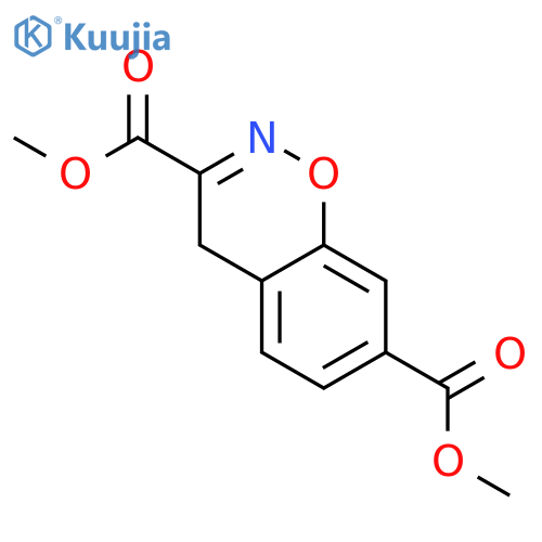 4H-1,2-Benzoxazine-3,7-dicarboxylic acid, dimethyl ester structure