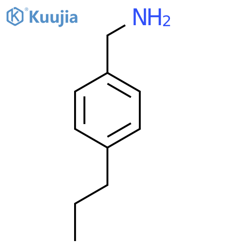(4-Propylphenyl)methanamine structure