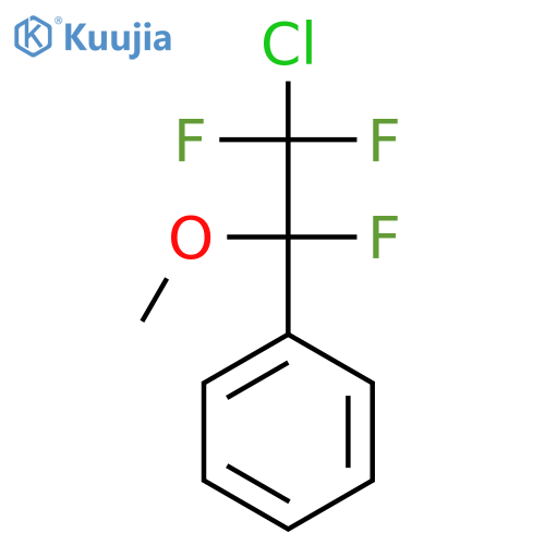 BENZENE, (2-CHLORO-1,2,2-TRIFLUORO-1-METHOXYETHYL)- structure