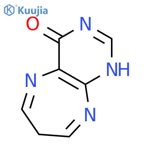 4H-PYRIMIDO[4,5-B][1,4]DIAZEPIN-4-ONE, 1,7-DIHYDRO- structure
