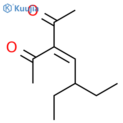 2,4-Pentanedione, 3-(2-ethylbutylidene)- structure