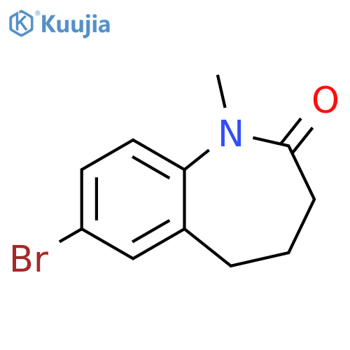 7-Bromo-1-methyl-4,5-dihydro-3H-1-benzazepin-2-one structure