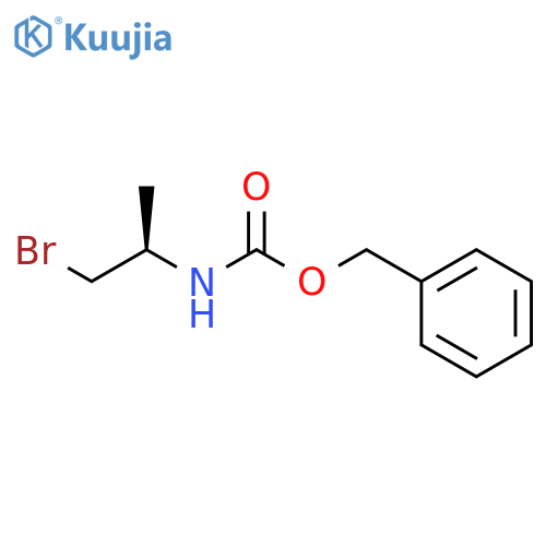 (S)-benzyl 1-bromopropan-2-ylcarbamate structure