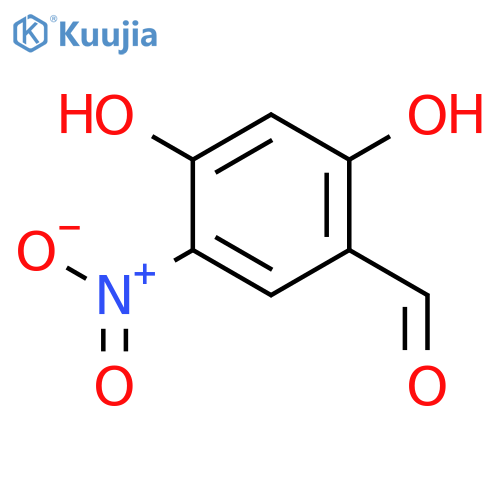 2,4-Dihydroxy-5-nitrobenzaldehyde structure