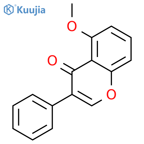 4H-1-BENZOPYRAN-4-ONE, 5-METHOXY-3-PHENYL- structure