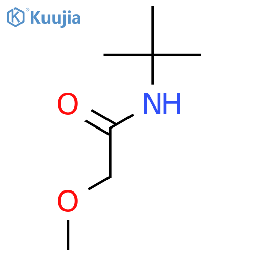 Acetamide, N-(1,1-dimethylethyl)-2-methoxy- structure