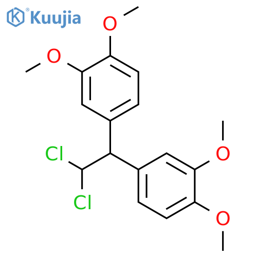 BENZENE, 1,1'-(2,2-DICHLOROETHYLIDENE)BIS[3,4-DIMETHOXY- structure