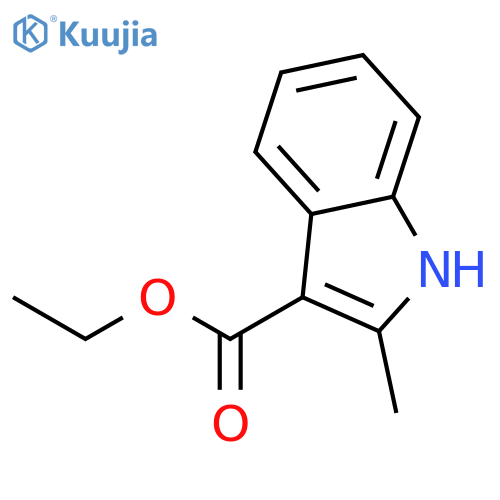 Ethyl 2-methyl-1H-indole-3-carboxylate structure