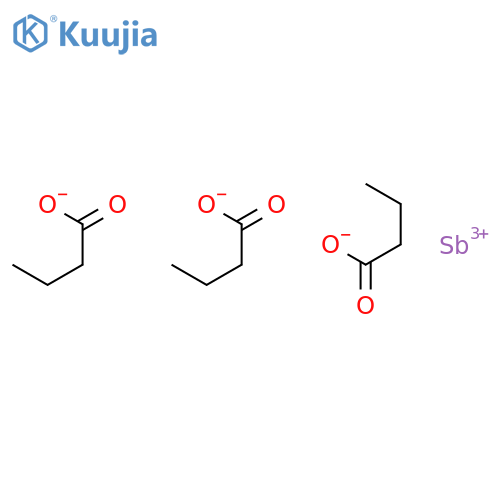 BUTANOICACIDANTIMONY(3+)SALT structure