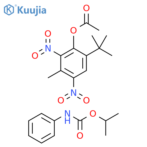 Carbamic acid, phenyl-, 1-methylethyl ester, mixt. with 6-(1,1-dimethylethyl)-3-methyl-2,4-dinitrophenyl acetate (9CI) structure