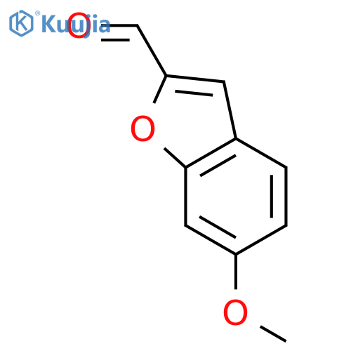 6-methoxy-1-benzofuran-2-carbaldehyde structure