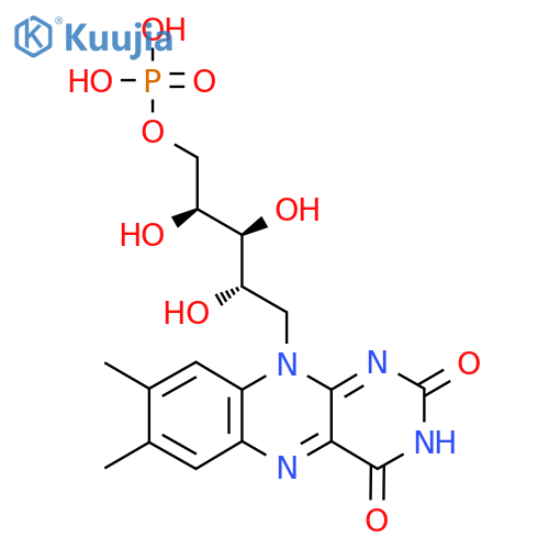 [(2S,3S,4S)-5-(7,8-Dimethyl-2,4-dioxobenzo[g]pteridin-10-yl)-2,3,4-trihydroxypentyl] dihydrogen phosphate structure