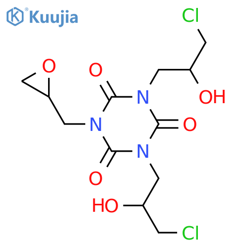 Bis (3-Chloro-2-hydroxypropyl) Glycidyl Isocyanurate structure