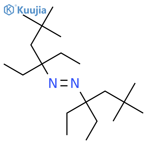 Diazene, bis(1,1-diethyl-3,3-dimethylbutyl)- structure