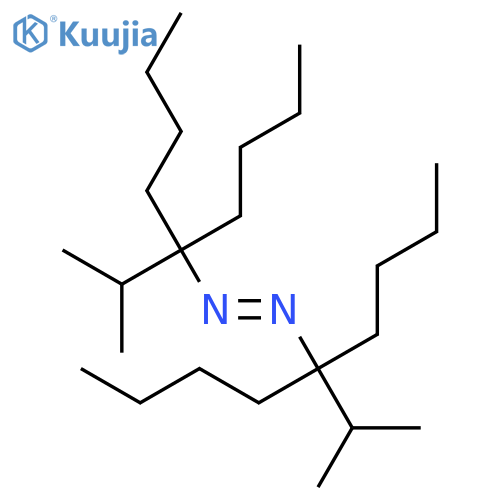 Diazene, bis[1-butyl-1-(1-methylethyl)pentyl]- structure