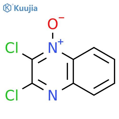 QUINOXALINE, 2,3-DICHLORO-, 1-OXIDE structure