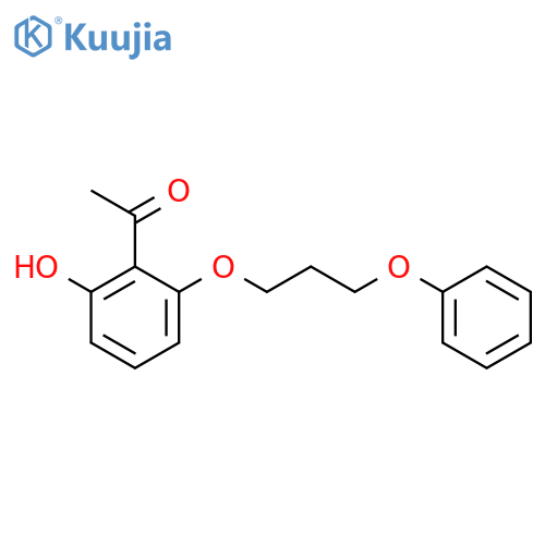 Ethanone, 1-[2-hydroxy-6-(3-phenoxypropoxy)phenyl]- structure