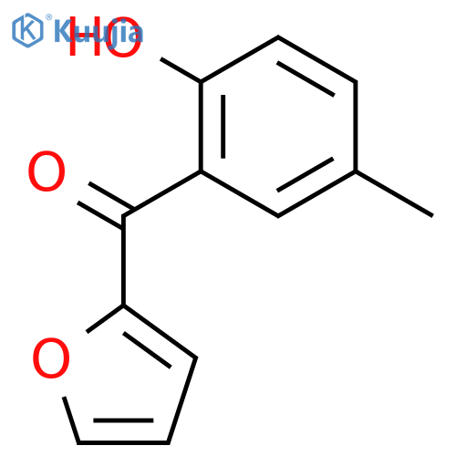 Methanone, 2-furanyl(2-hydroxy-5-methylphenyl)- structure