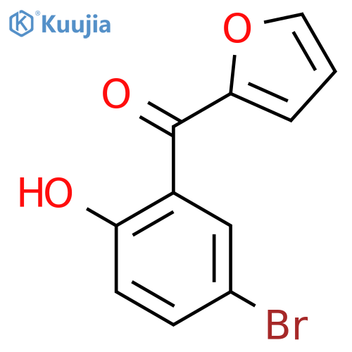 Methanone, (5-bromo-2-hydroxyphenyl)-2-furanyl- structure