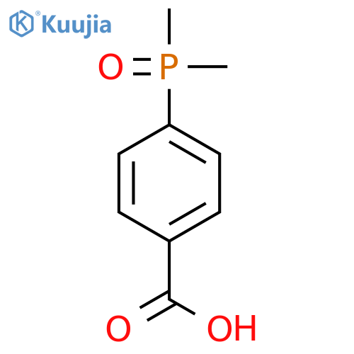 Benzoic acid, 4-(dimethylphosphinyl)- structure